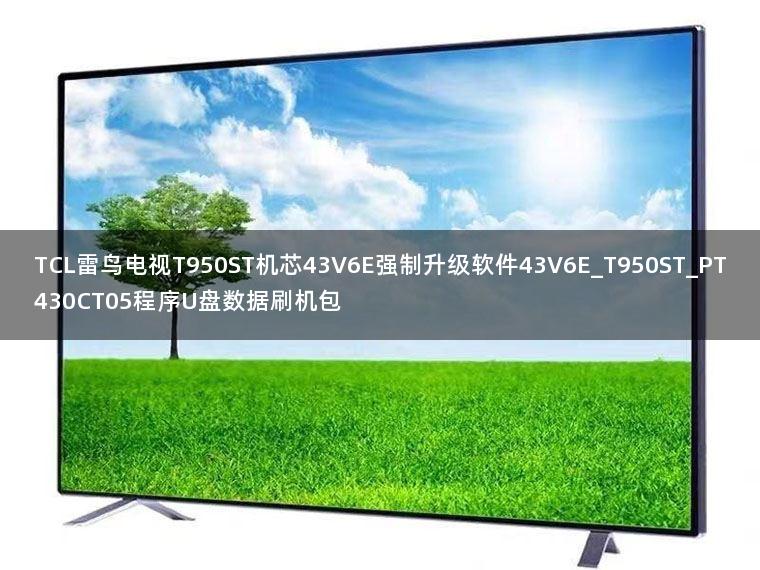 TCL雷鸟电视T950ST机芯43V6E强制升级软件43V6E_T950ST_PT430CT05程序U盘数据刷机包