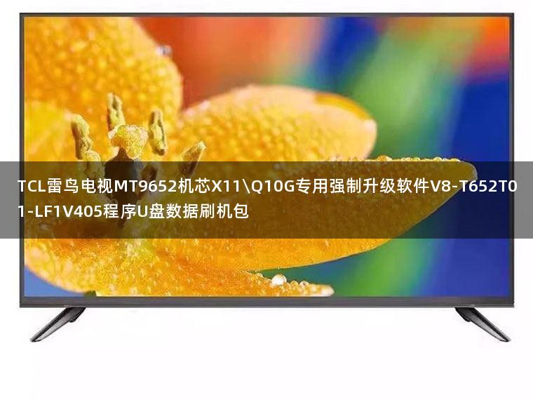 TCL雷鸟电视MT9652机芯X11\Q10G专用强制升级软件V8-T652T01-LF1V405程序U盘数据刷机包