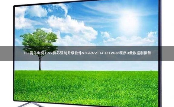 TCL雷鸟电视T972机芯强制升级软件V8-A972T14-LF1V026程序U盘数据刷机包