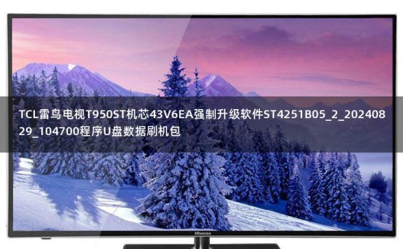 TCL雷鸟电视T950ST机芯43V6EA强制升级软件ST4251B05_2_20240829_104700程序U盘数据刷机包