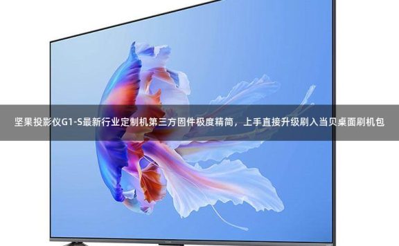 坚果投影仪G1-S最新行业定制机第三方固件极度精简,上手直接升级刷入当贝桌面刷机包